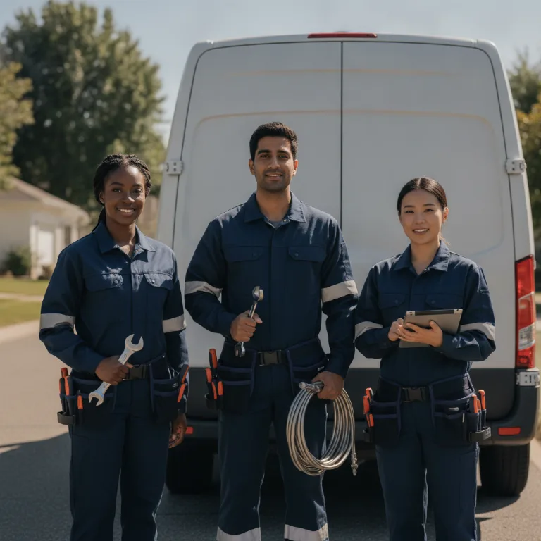 Heat Pump Installer team in Edinburg